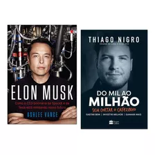 Livro Elon Musk + Do Mil Ao Milhão Envio Rápido