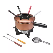 Aparelho Para Fondue 10 Peças Cobre 1254/116 Brinox