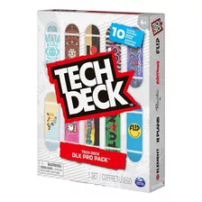 Pack Fingerboards Tech Deck Modelo Dlx Pro 10 Pack