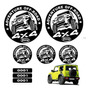 Sticker Calcomania Franja Para Suzuki Jimny Montaas 4x4 Off