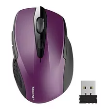 Mouse Inalámbrico Tecknet Pro 2.4 G Color Violeta