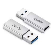 Electop Adaptador Usb 3.1 Tipo C Hembra A Usb A Macho (paqu.