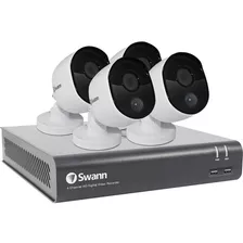Sistema Videovigilancia Swann 1tb 4 Cámaras Exteriores + App