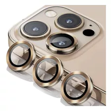 Vidrio Protector Lente De Cámara Para iPhone 12 Pro Max Gold