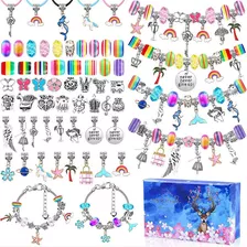 Conjunto De Joias Diy, Pulseira Infantil De Cristal, 112 Peç