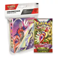 Mini Portfolio + Sobre De Pokemon Tcg Scarlet And Violet Ing