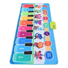 Teclado Play Mat Musical Toys Kids Piano 8 Sounds 10 Teclas