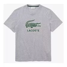 Polera Lacoste Color Gris De Algodón // 100% Original