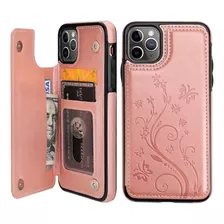 Funda Para iPhone 11 Pro Max (color Oro Rosa / Vaburs)