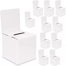 Urna De Votación Hojas De Pegatinas Blanco (6 Pulgadas...
