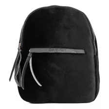 Mochila De Gamuza Shira Negra Carven 