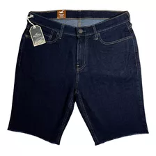 Hollister Bermuda Jeans Mezclilla Saldo