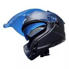 Vega Air Gpx - Casco De Cara Completa, Negro Mate, Talla L