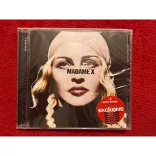 Cd Madonna Madame X Novo Lacrado Target Mexicano C/sticker 