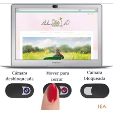 Cubre Lente De Cámara Anti Espía Laptop Celular Tablet 5uds