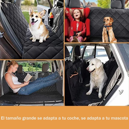 Funda Impermeable Cubre Asiento Para Mascotas Perro De Auto Foto 2