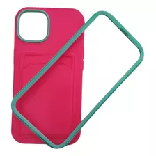 Case Dos En Uno Tarjetero Para iPhone 12 Y 12 Pro