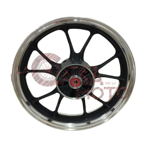 Rin Trasero 3.5x17 Negro Mate Para Nitrox-250t2 *racer250 Foto 3