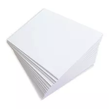 250 Folhas Papel Couche 170g / 180g Brilho Impressão Laser Cor Branco