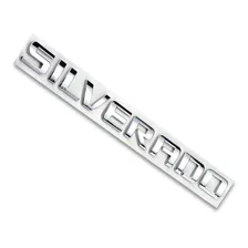Emblema Silverado Chevrolet, Laterales Y Compuerta Cromado