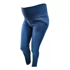 Calça Jeans Gestante Grávida Cós Inteiro 