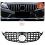 Gtr Amg Grille Front Bumper Silver For Mercedes W205 C18 Td1