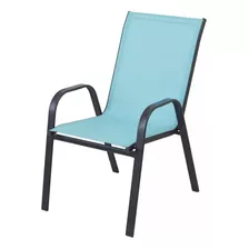 Silla Exterior Sling Textileno Aqua