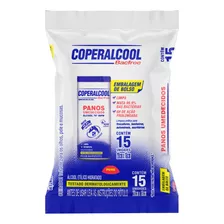 Toalhetes Desinfetantes Coperalcool Bacfree Álcool 70° Inpm Clássico Pacote 15 U