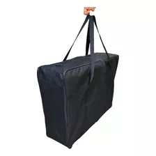 Sacolão Bolsa Sacola Média Compras Sacoleiras Mudança Cor Preto