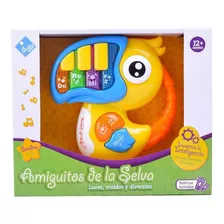 Piano Tucan Musical Para Bebe Con Luz Y Sonido Duende Azul Color Verde