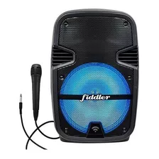 Parlante Karaoke Bluetooth Fiddler 12 Fd-pkbt12 Negro
