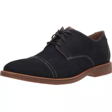 Clarks Hombre Atticus Cap Oxford, Navy Nub B07mlntkyk_200324