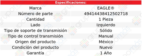 Soporte Trans Izq Eagle Para Hyundai Elantra L4 1.6l 17 A 18 Foto 4