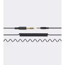 Cable Para Auriculares Fusion A70, De 6,35mm A 3.5mm/negro