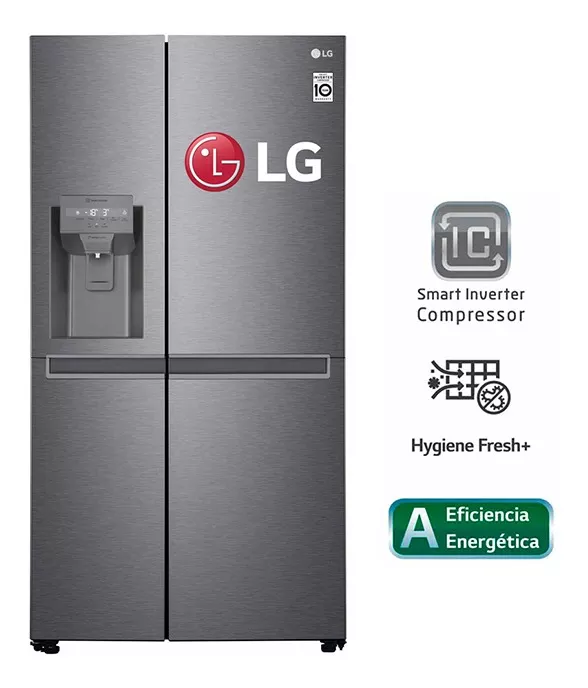 Refrigeradora LG Side By Side Ls66spg 616l Con Door Cooling