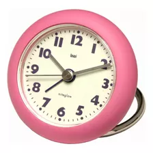 Reloj Despertador De Viaje Bai Rondo, Rosa