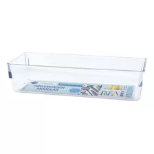 Organizador Gaveta Modular Empilhável Transp. 23,4x8,7cm