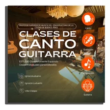 Clases Profesor Guitarra Canto Produccion Online Villacrespo
