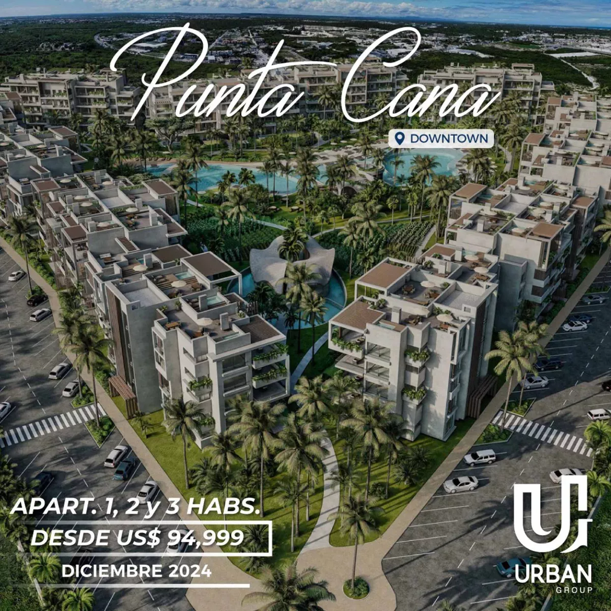 Nuevo Proyecto De Aparátennos En Downtown Punta Cana