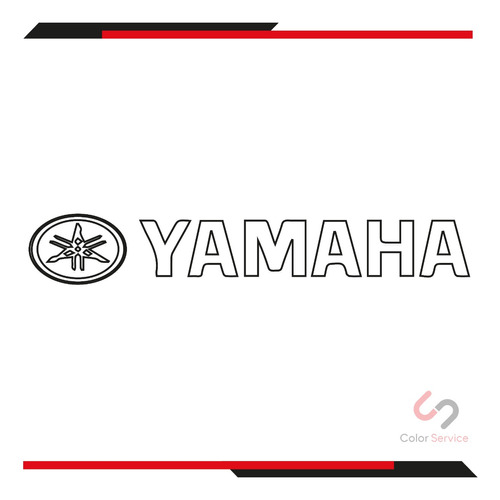 Calca Sticker Calcamonia P/moto Logo Yamaha De 8x15cm 2pzas Foto 6
