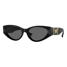 Lentes De Sol Black Versace Ve4454gb187 Color Negro