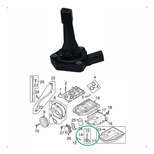 Sensor Nivel Aceite Seat Leon-audi A3-skoda Octavia Foto 4