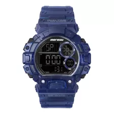 Relógio Digital Masculino Mormaii Action Azul 24h