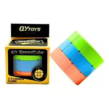 Cubo Magico 3x3x3 Profissional Cilíndrico Qiyi Cor Da Estrutura Stickerless