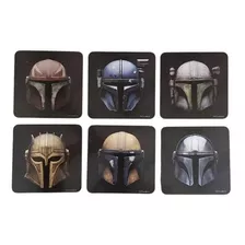 Pack 6 Portavasos Para Mesa Star Wars Mandalorian Posa Vasos