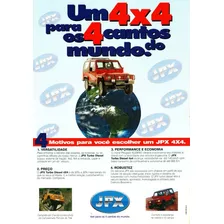 Folder Catálogo Folheto Jpx Montez 4x4 Diesel (jx002)