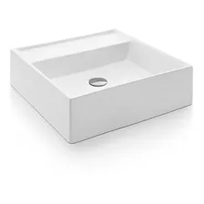 Cuba Docol Apoio Quadrada Com Mesa 41x41 White Acabamento Esmaltado Cor Branco