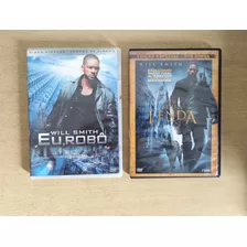 Dvd Eu Sou A Lenda Dvd Duplo E Eu Robô De Brinde