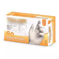 Luvas Descartáveis Talge Cor Natural Tamanho G De Látex Com Pó Em Kit De 10 X 1000 Unidades 