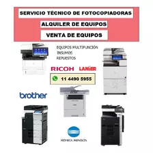 Ricoh Lanier Brother Servicio Técnico Alquileres Ventas